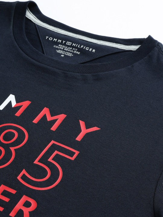 Tommy Hilfiger Men Typography Printed T-shirt