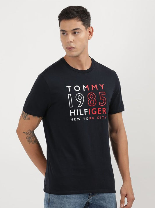 Tommy Hilfiger Men Typography Printed T-shirt